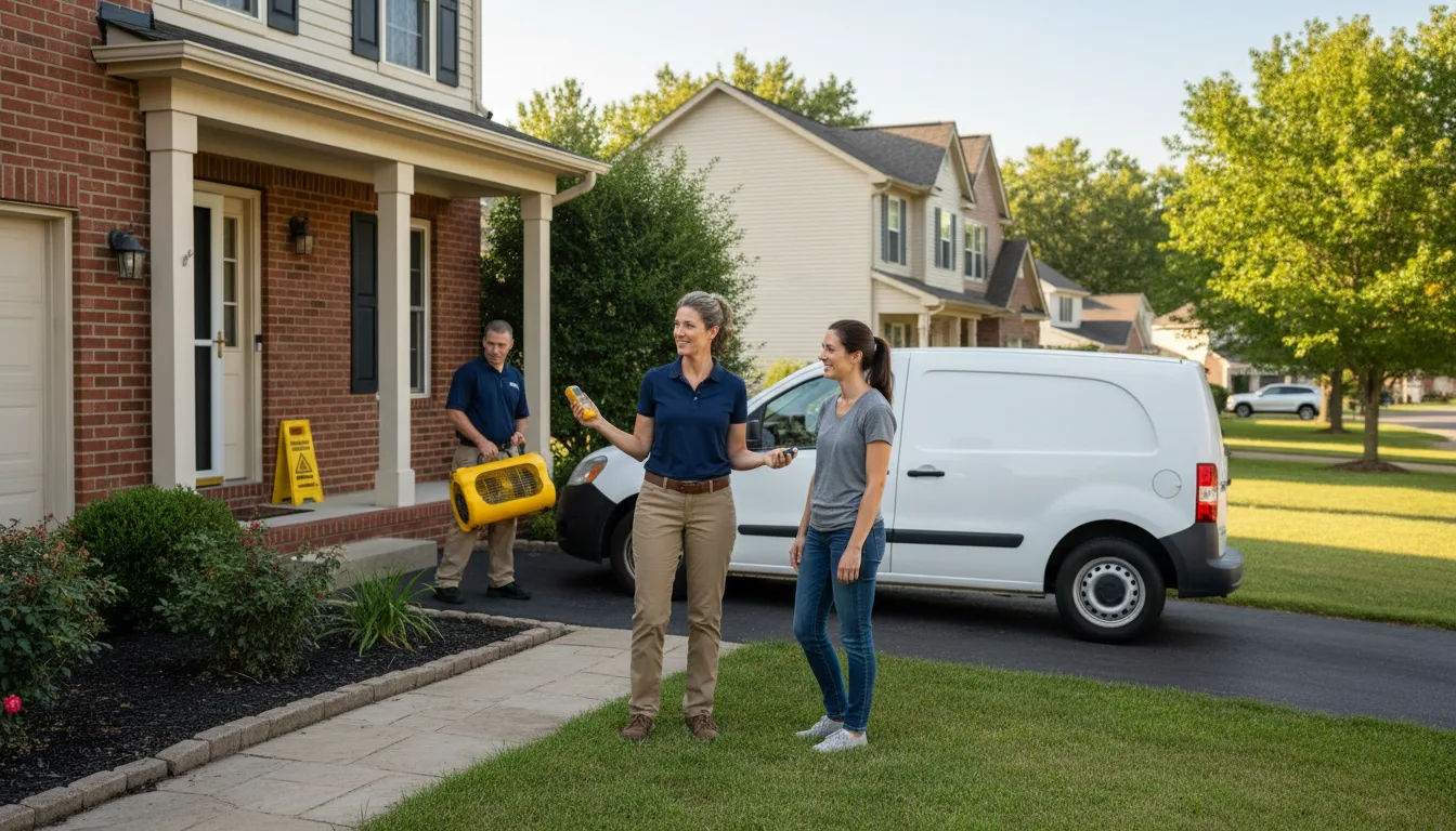 Water restoration image for Home Water Damage Repair in Palmyra, TN